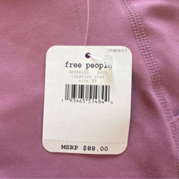Free People Movement Tibetan Rose Out of Your League Leggings Sz XS NWT - Picture 9 of 12
